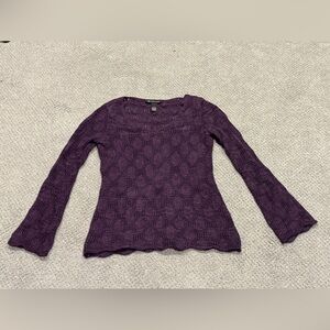 INC International Concepts Deep Purple Sweater